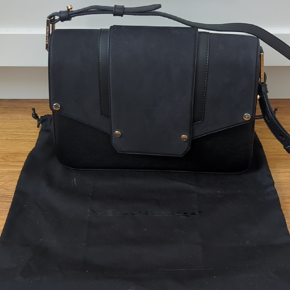Mackage Sarona Bag In Black And Navy